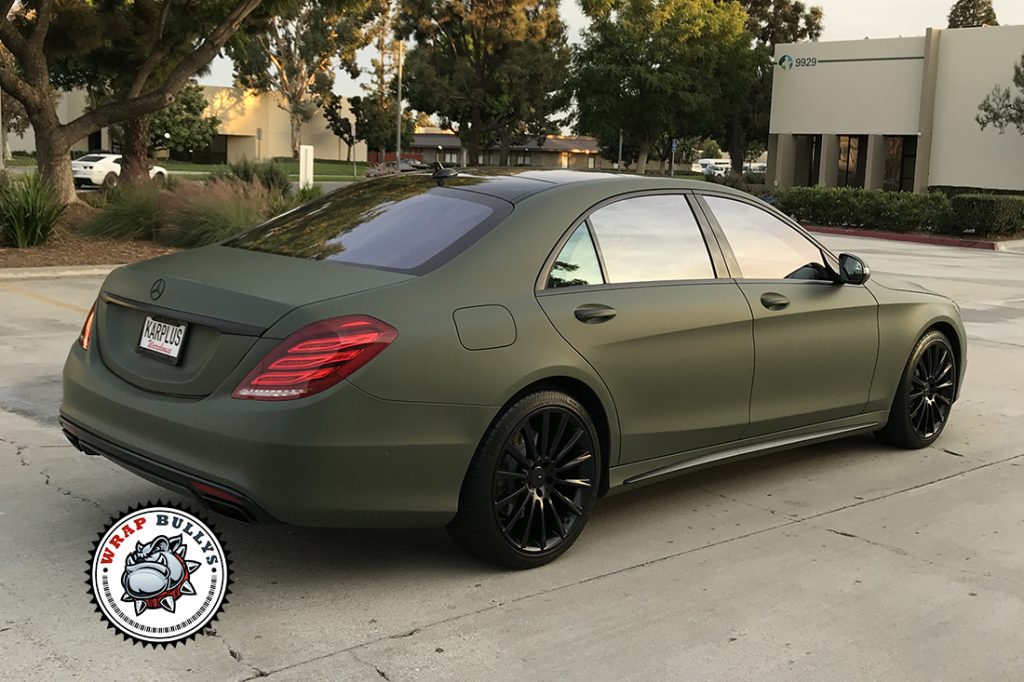 Mercedes vehicle wrap project