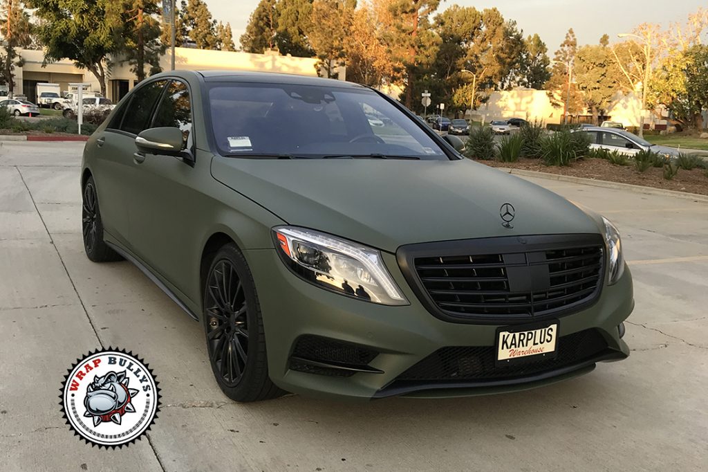 Mercedes vehicle wrap project