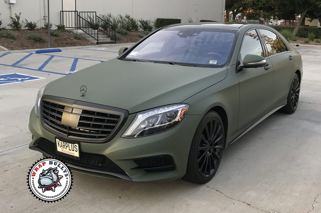 Mercedes vehicle wrap project