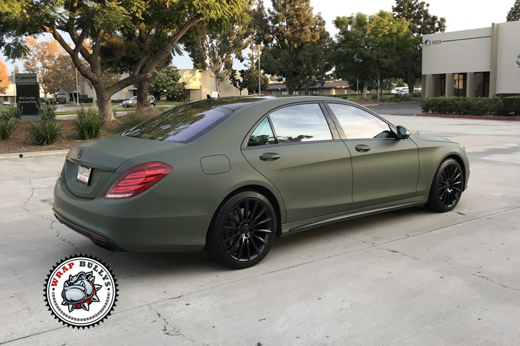 Mercedes vehicle wrap project