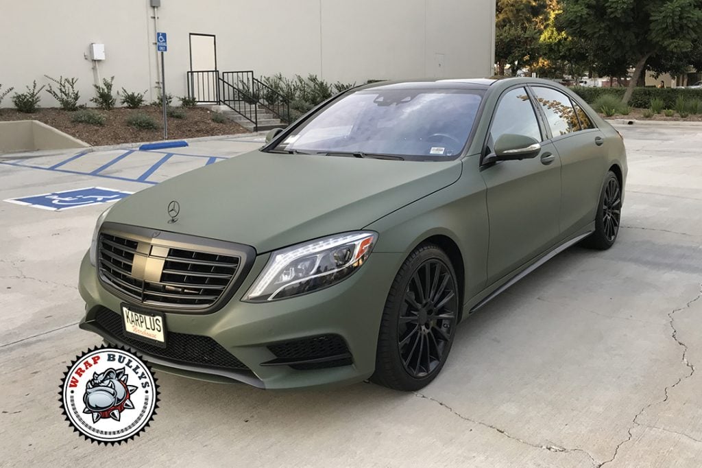 Mercedes vehicle wrap project