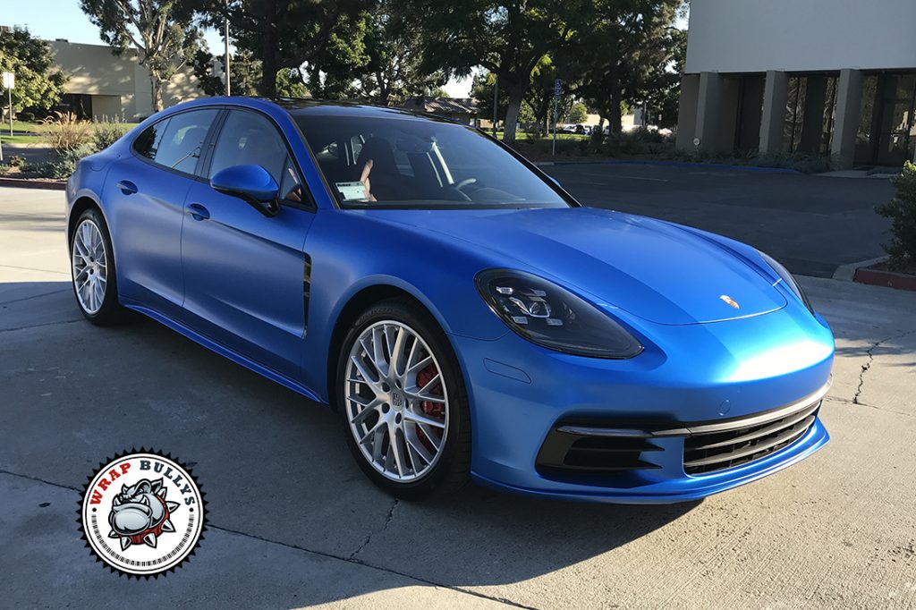 Porsche Panamera vehicle wrap project