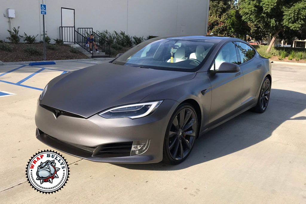Tesla Model S vehicle wrap project