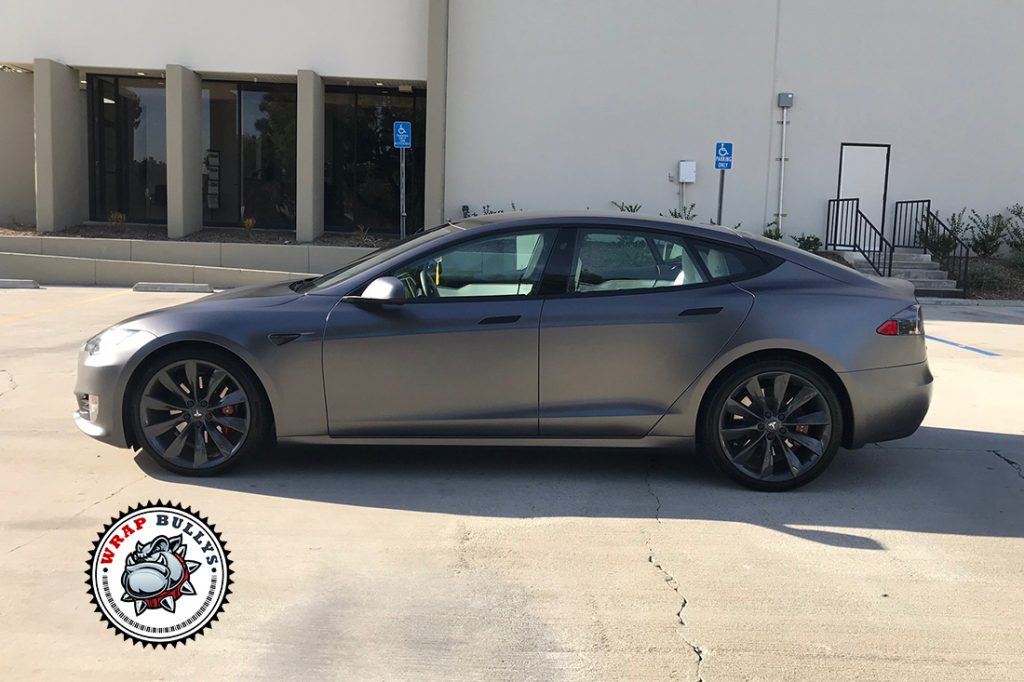 Tesla Model S vehicle wrap project