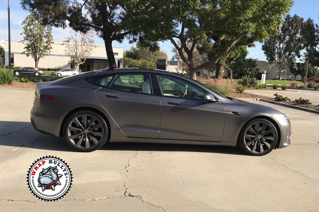 Tesla Model S vehicle wrap project