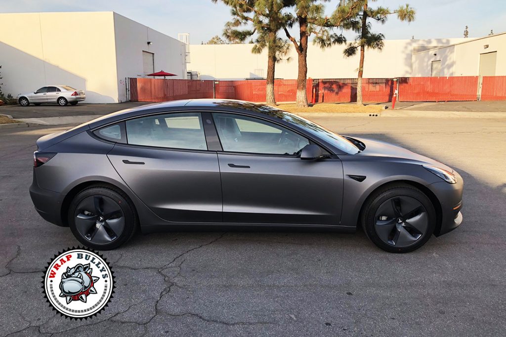 Tesla Model 3 vehicle wrap project