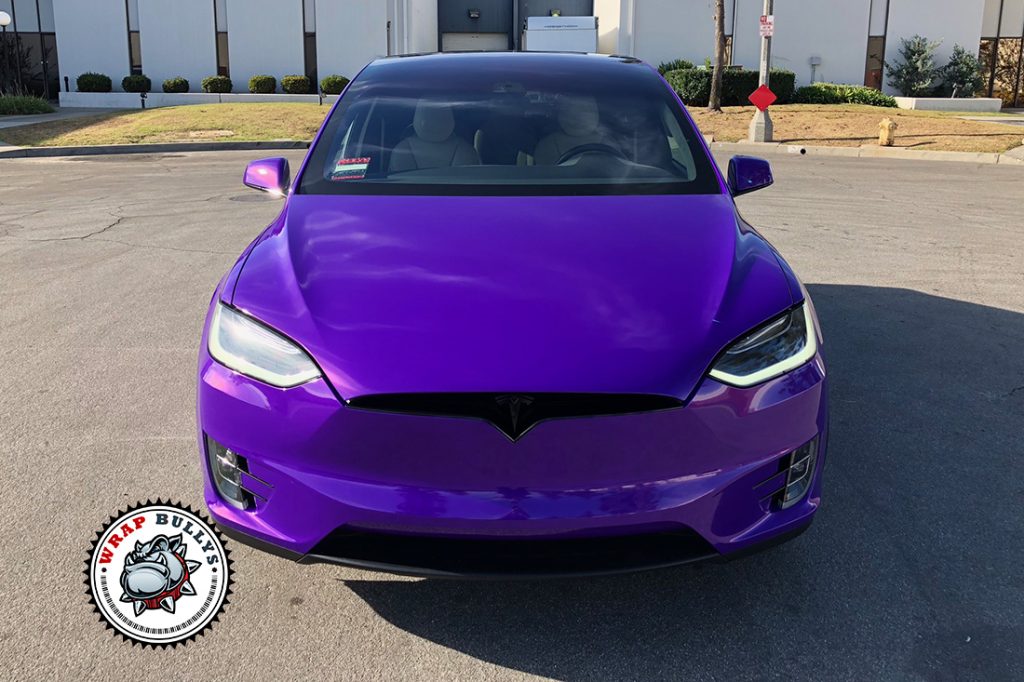 Tesla Model X vehicle wrap project