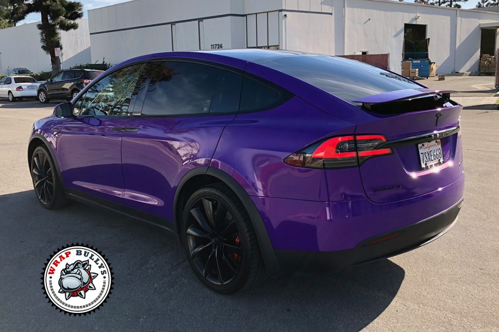 Tesla Model X vehicle wrap project