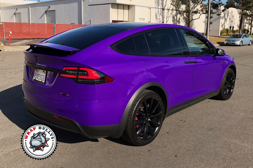 Tesla Model X vehicle wrap project
