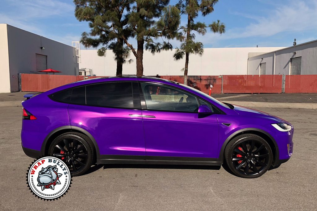 Tesla Model X vehicle wrap project