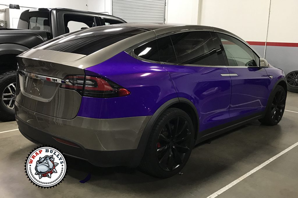 Tesla Model X vehicle wrap project