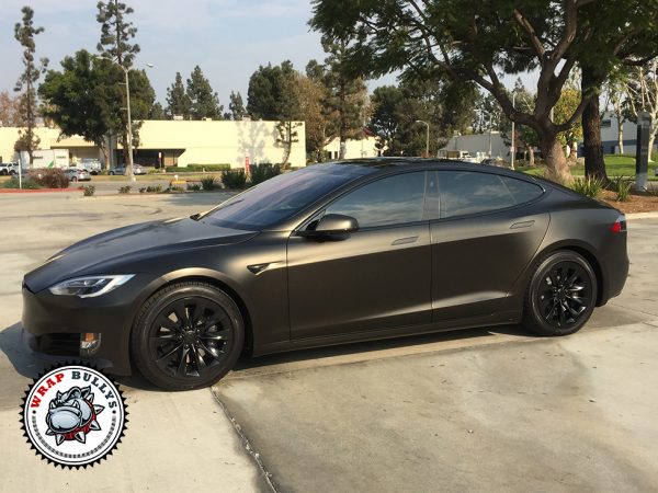 3M Satin Gold Dust Tesla S Wrap