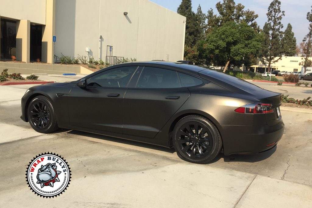 Tesla Model S vehicle wrap project