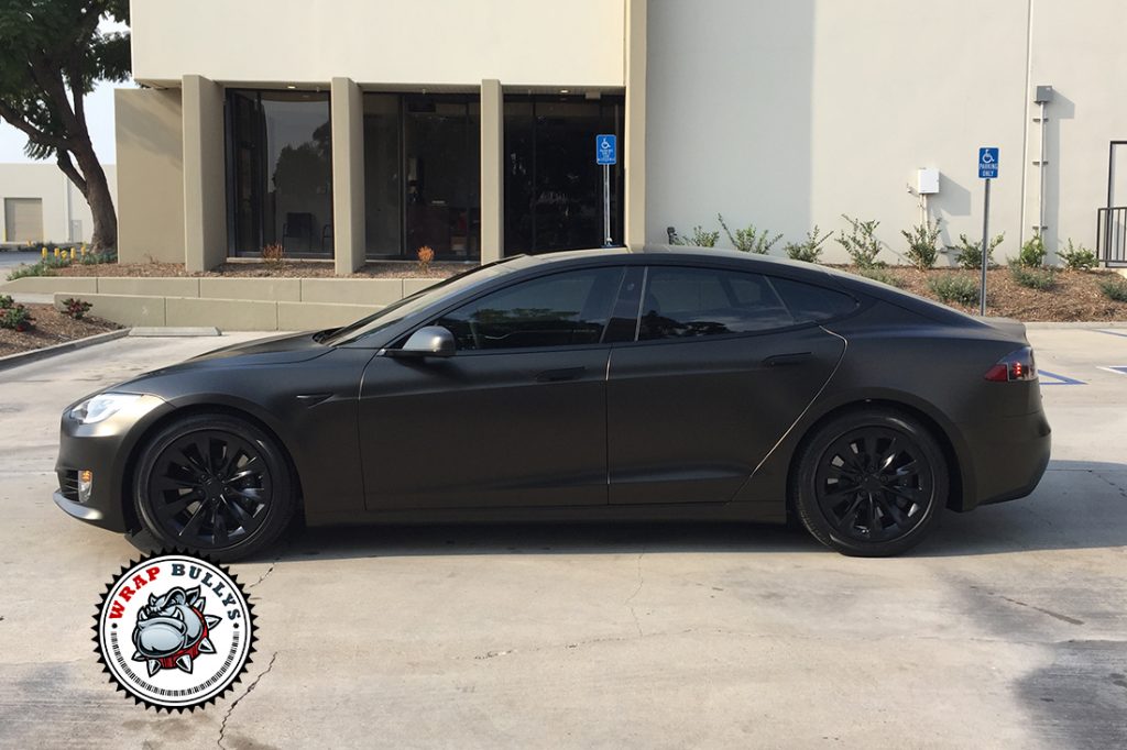 Tesla Model S vehicle wrap project