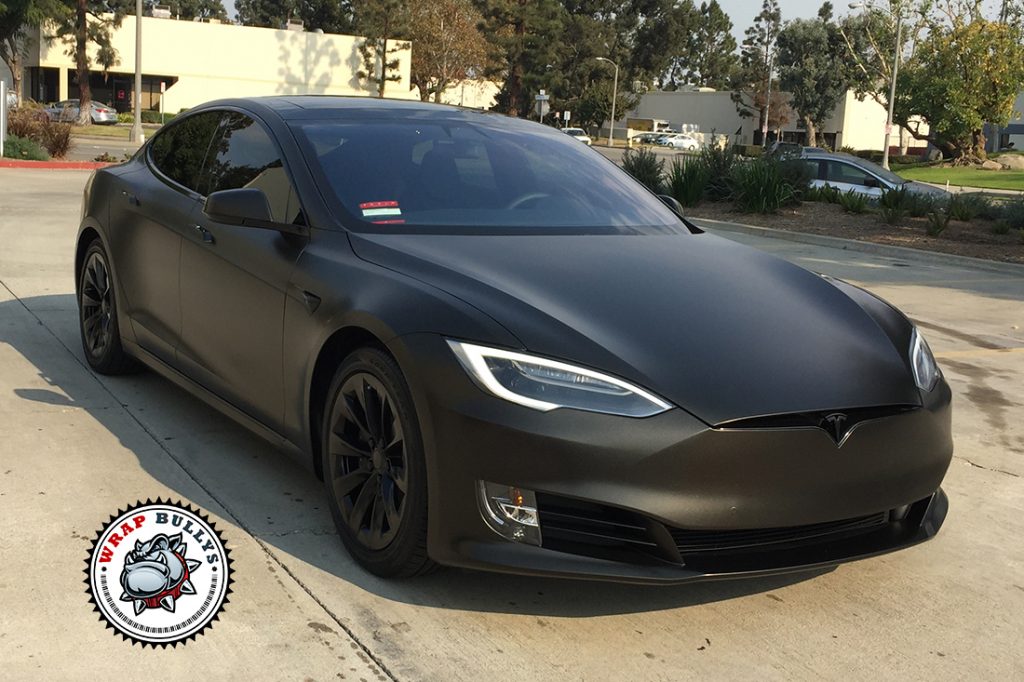 Tesla Model S vehicle wrap project