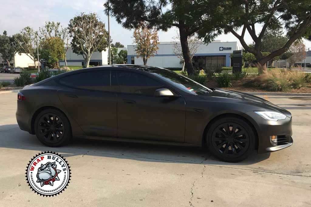 Tesla Model S vehicle wrap project
