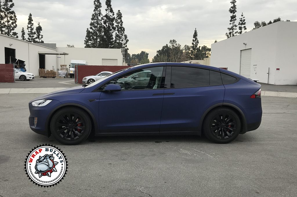 Tesla Model X vehicle wrap project