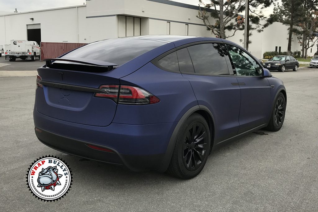 Tesla Model X vehicle wrap project