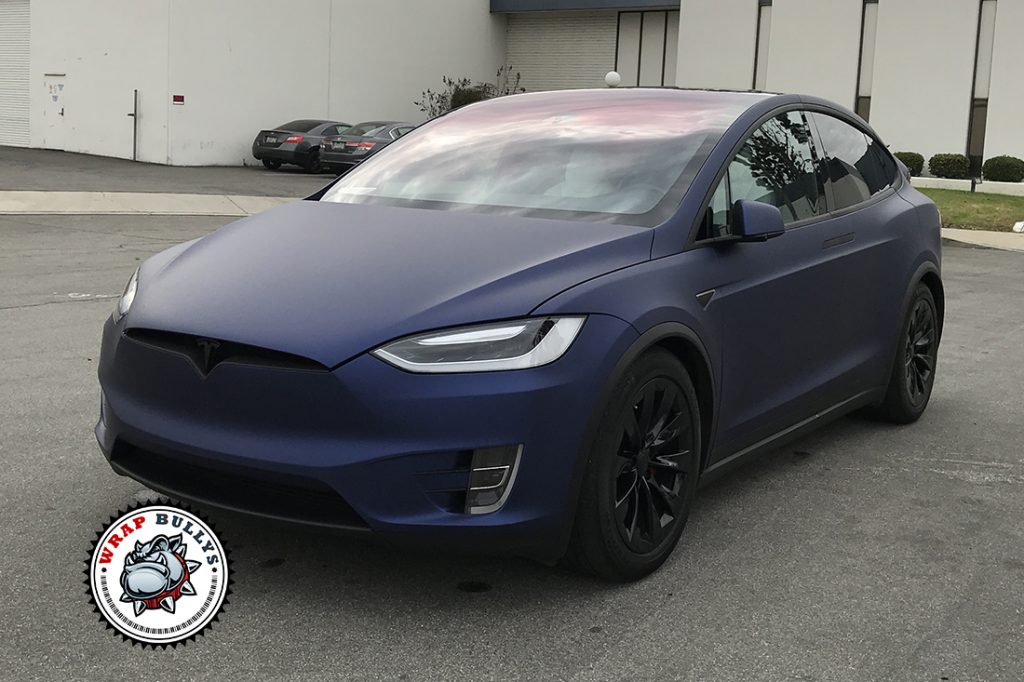 Tesla Model X vehicle wrap project