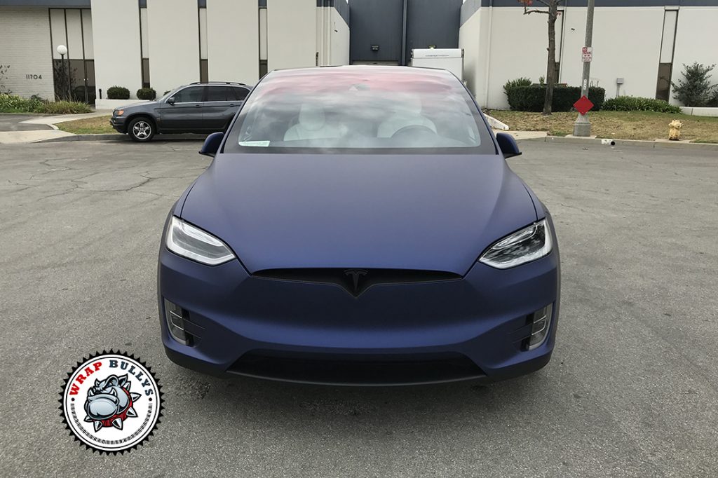 Tesla Model X vehicle wrap project