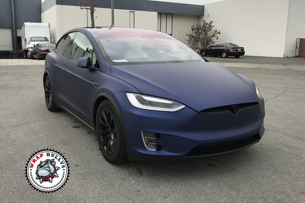 Tesla Model X vehicle wrap project