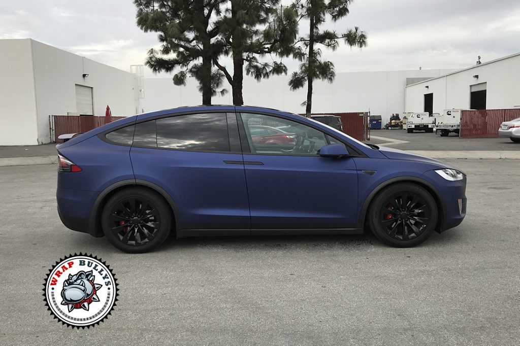 Tesla Model X vehicle wrap project