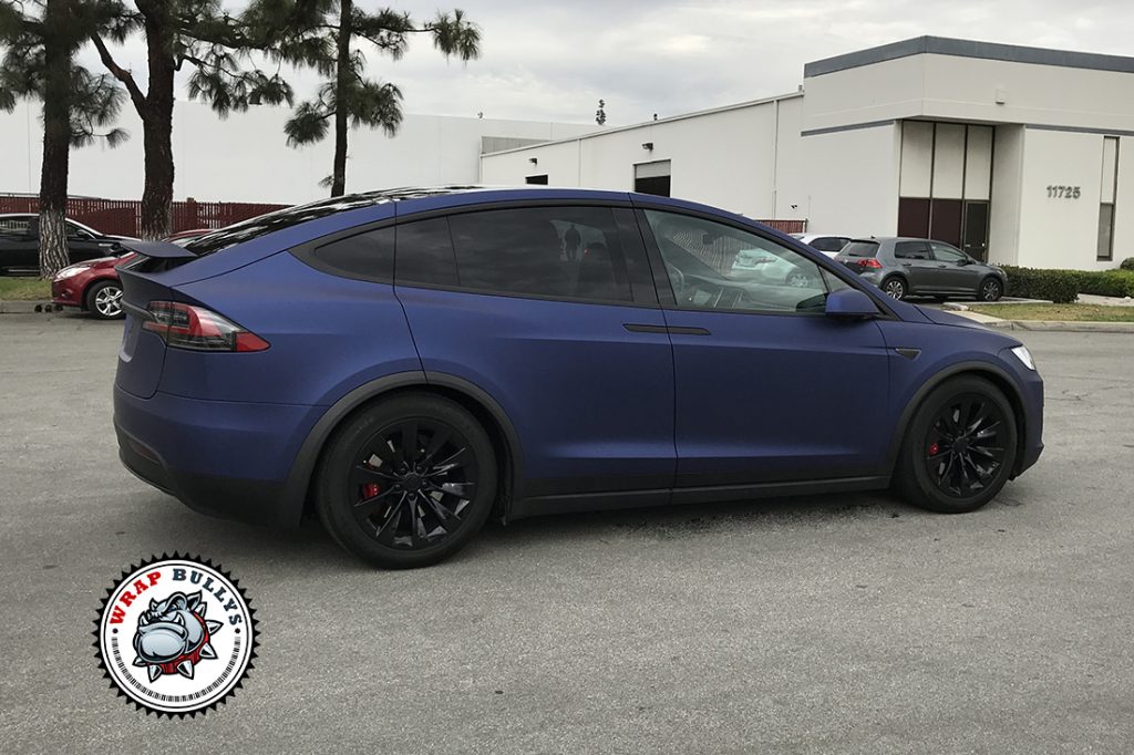 Tesla Model X vehicle wrap project