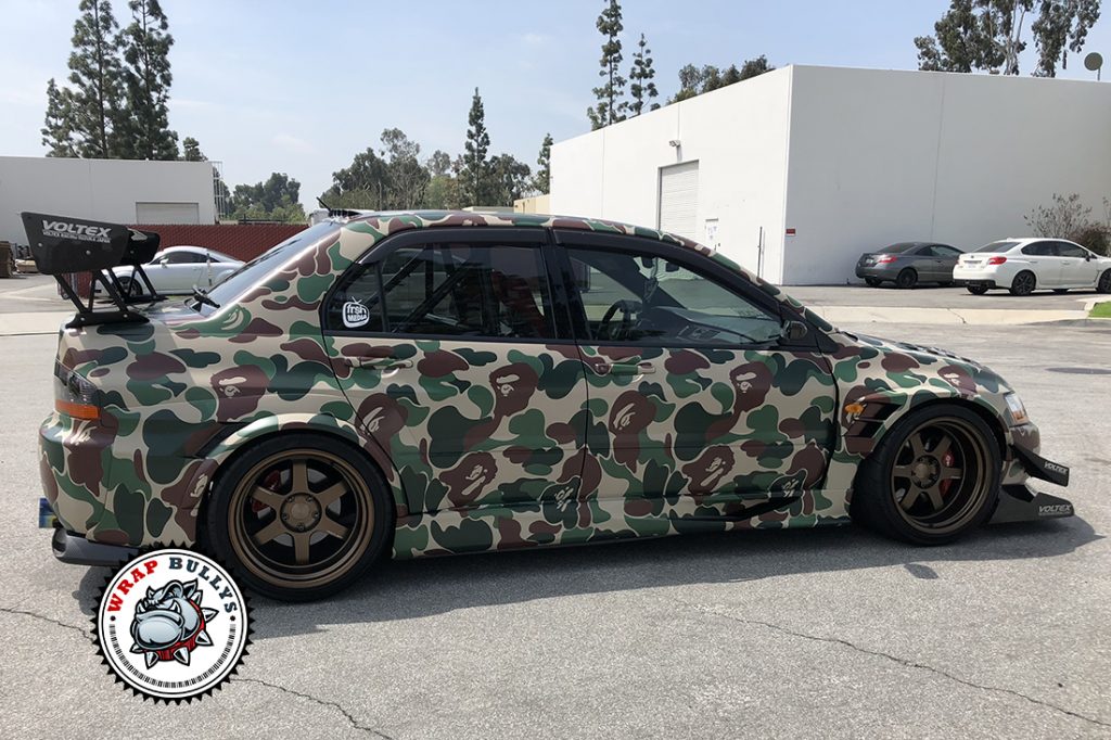 Mitsubishi vehicle wrap project