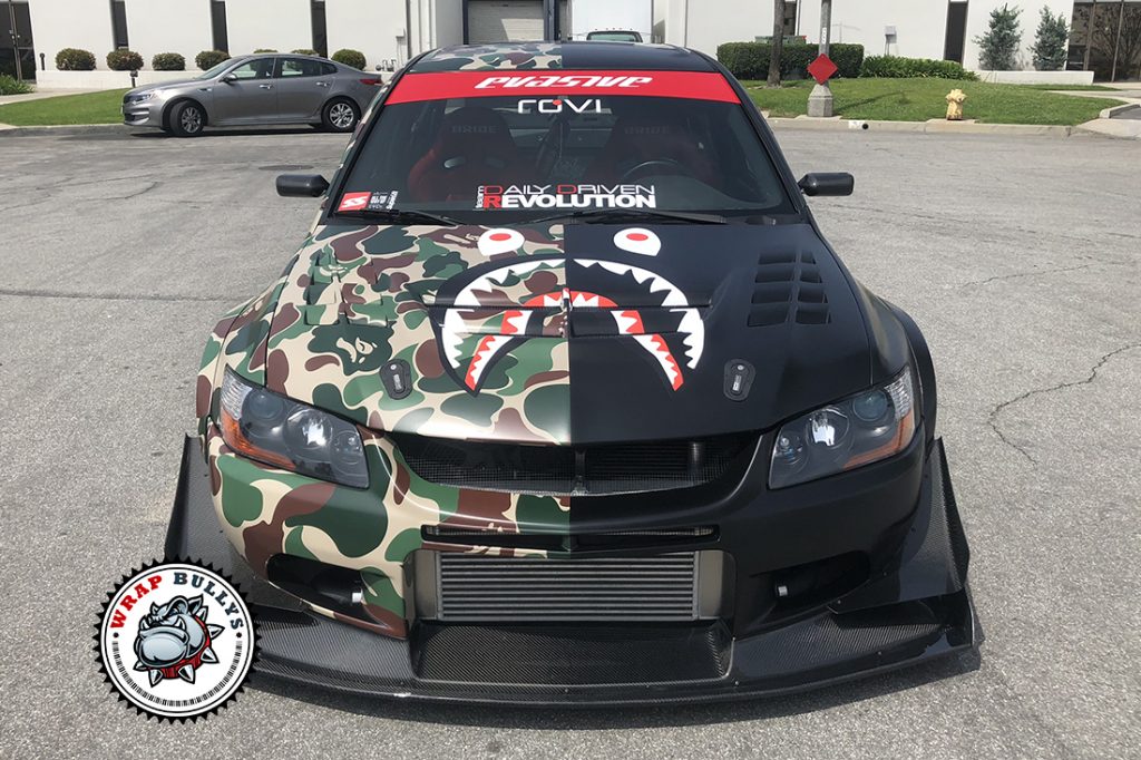 Mitsubishi vehicle wrap project