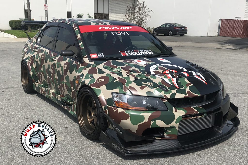 Mitsubishi vehicle wrap project