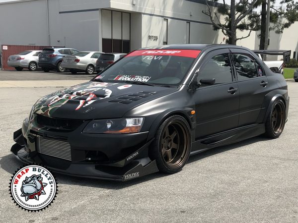 Bape Camo Mitsubishi Evo Car Wrap