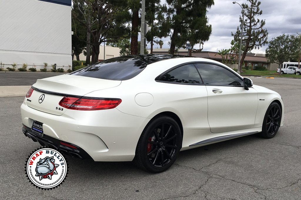 Mercedes vehicle wrap project