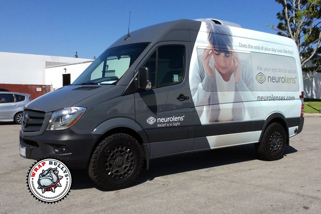 Mercedes vehicle wrap project