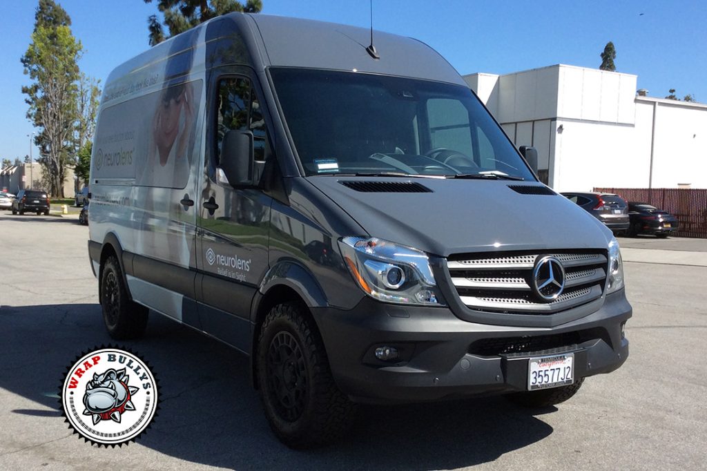 Mercedes vehicle wrap project