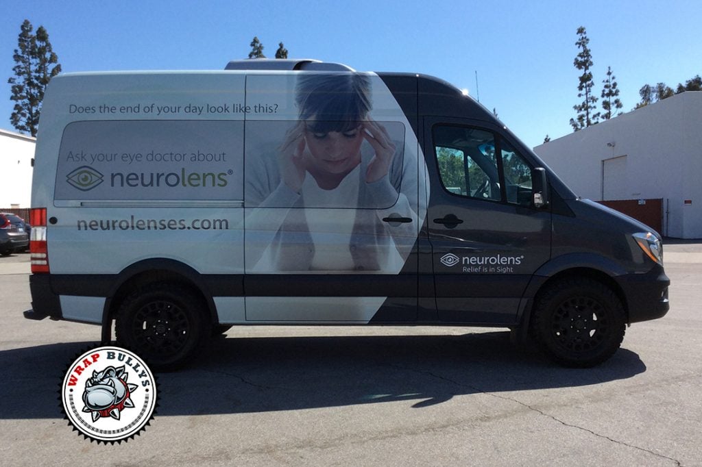 Mercedes vehicle wrap project