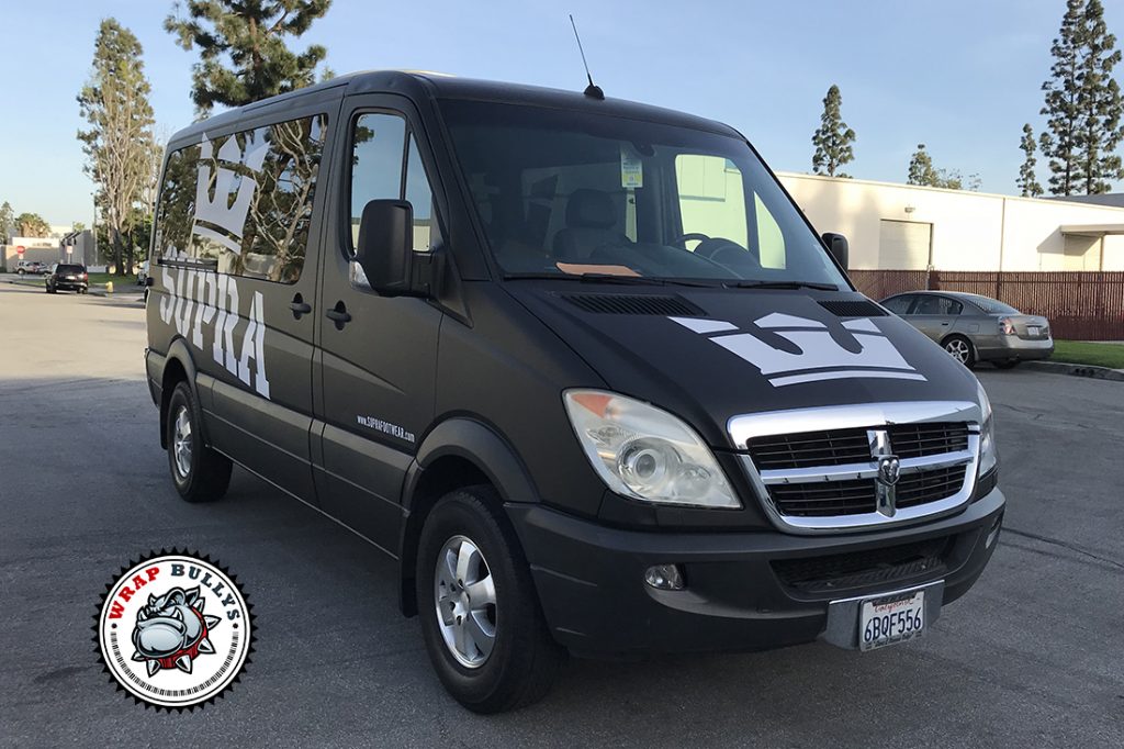 Mercedes vehicle wrap project
