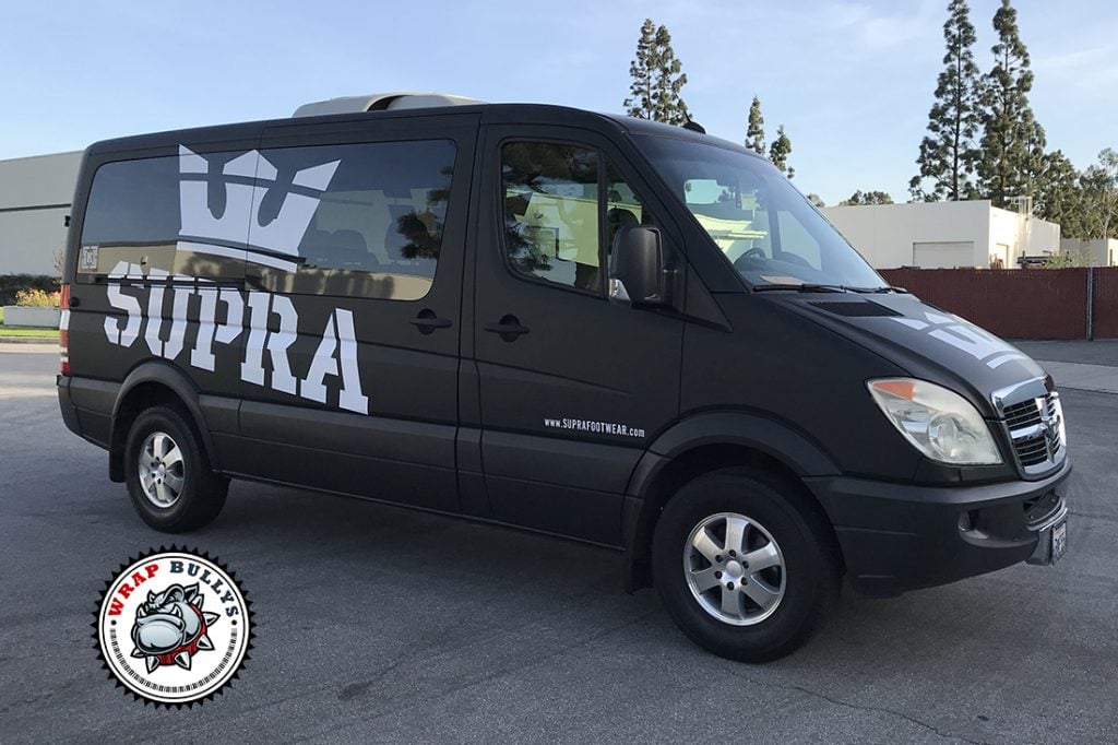 Mercedes vehicle wrap project