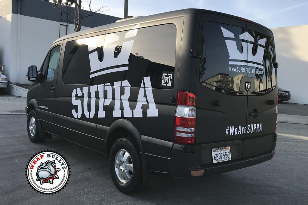 Mercedes vehicle wrap project