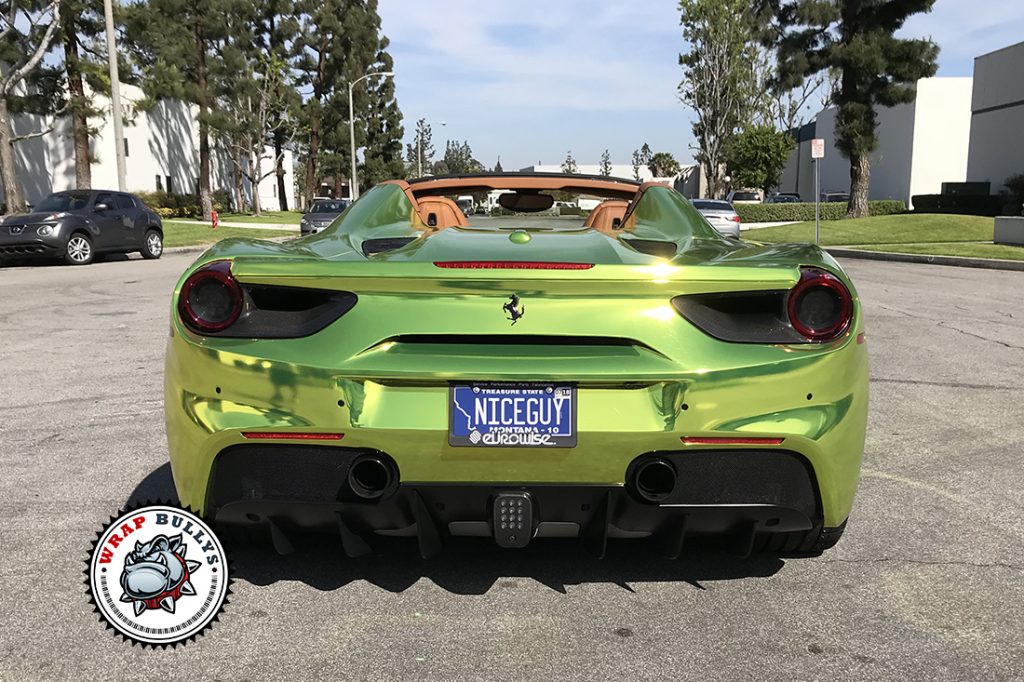 Ferrari vehicle wrap project