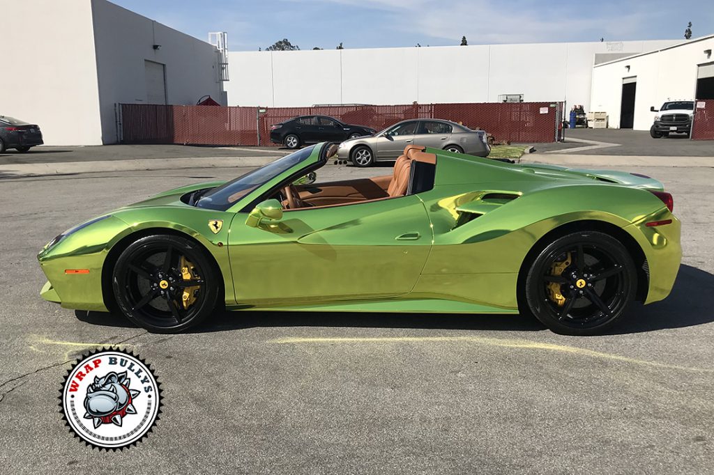 Ferrari vehicle wrap project