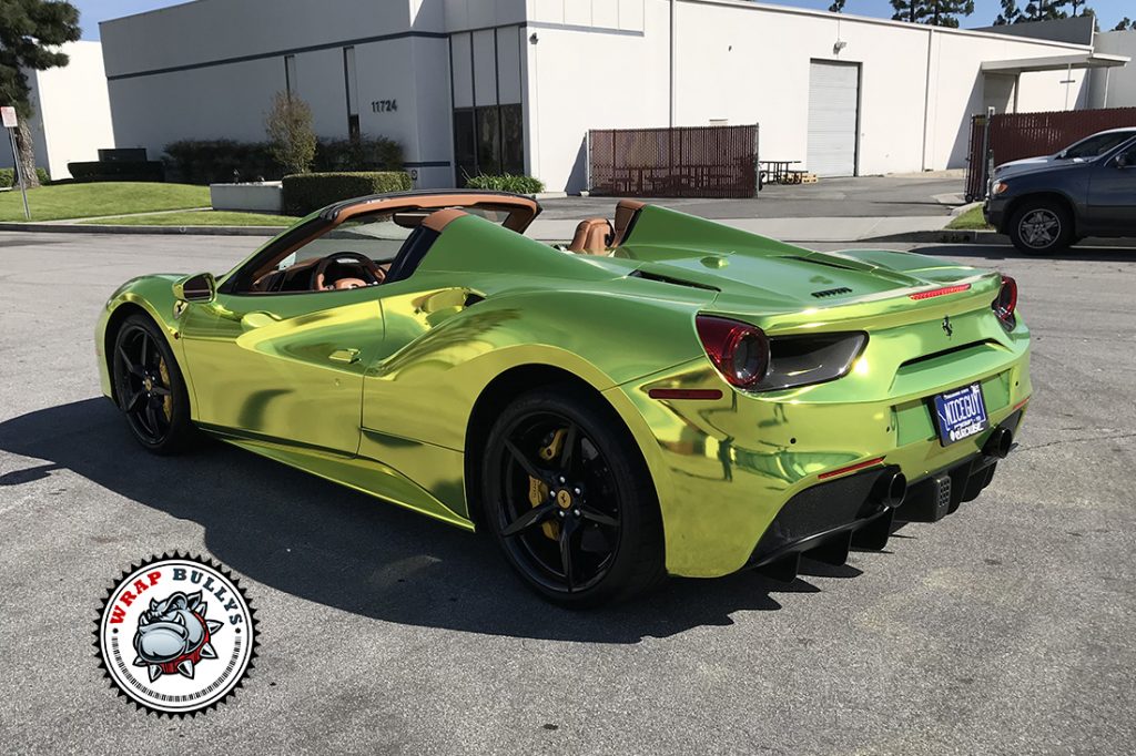 Ferrari vehicle wrap project