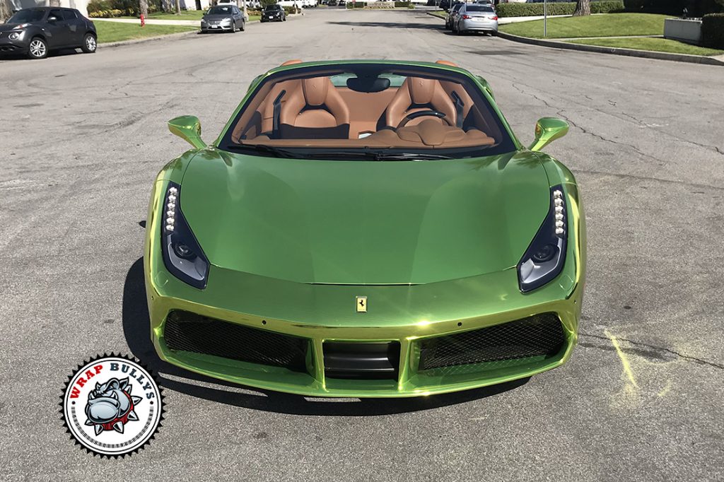 Ferrari vehicle wrap project