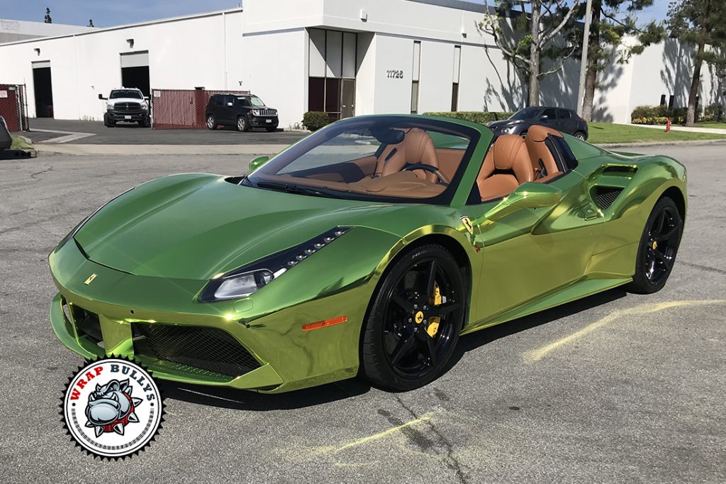 Ferrari vehicle wrap project