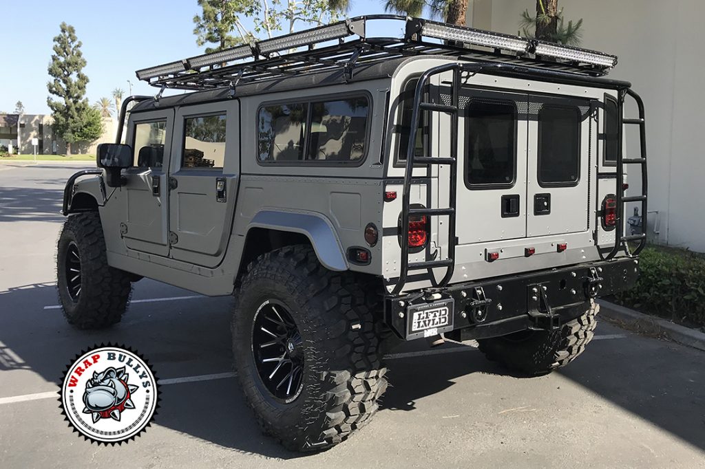 Hummer vehicle wrap project