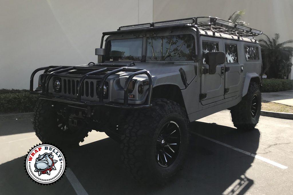 Hummer H1 Wrap | Avery Matte Gray