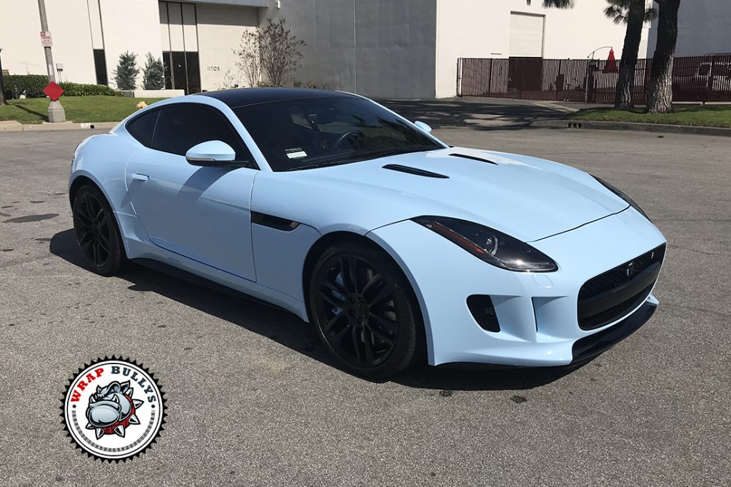 Jaguar vehicle wrap project