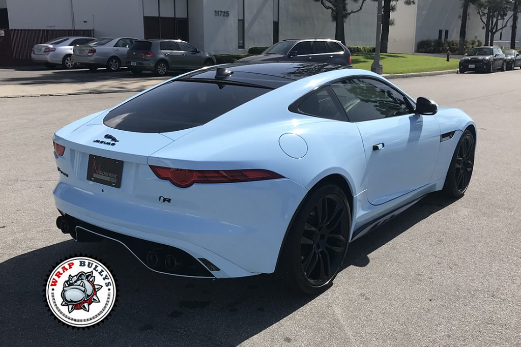 Jaguar vehicle wrap project