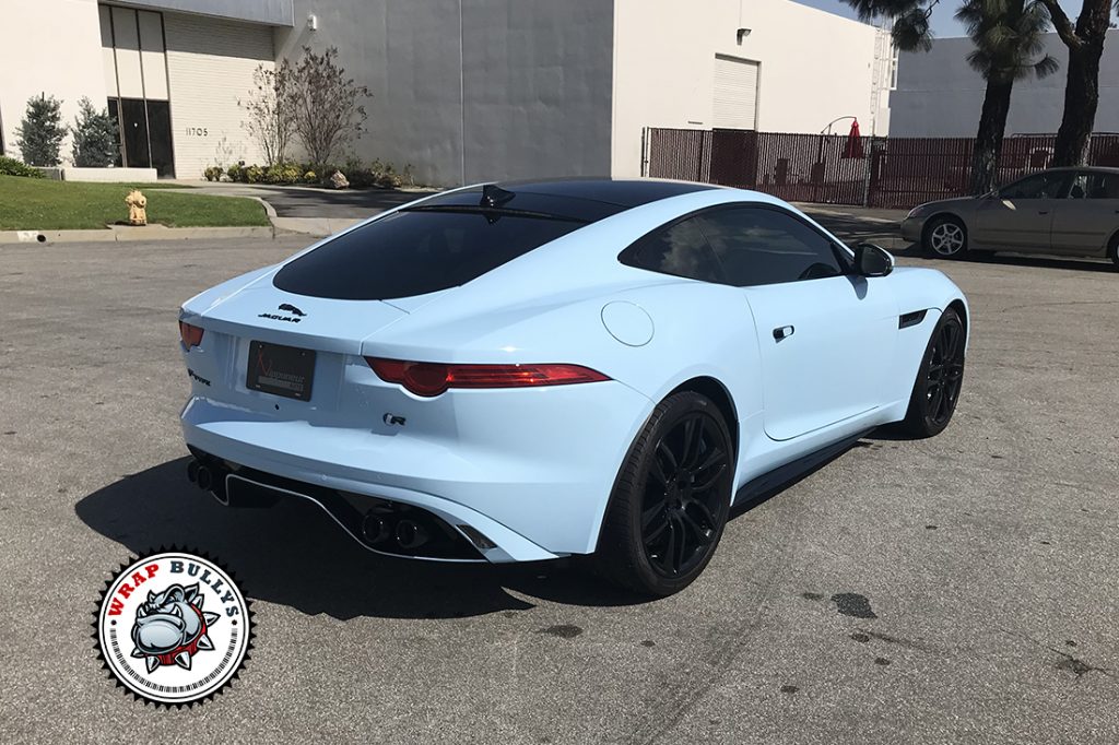 Jaguar vehicle wrap project