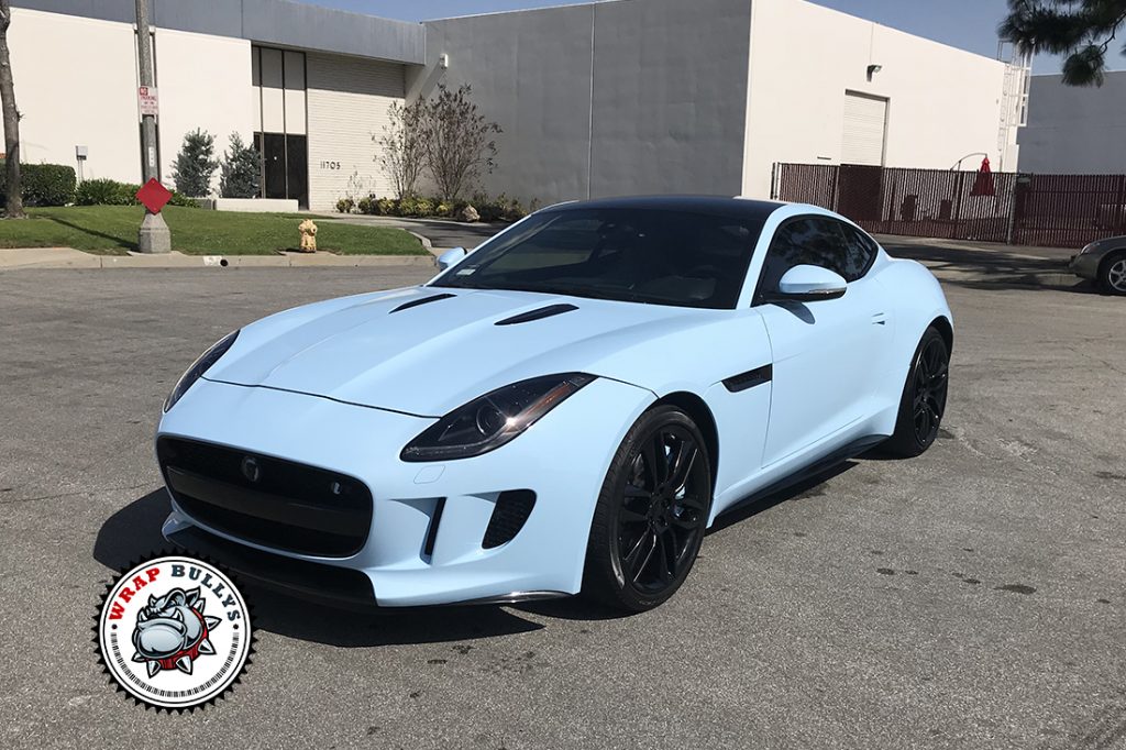 Jaguar vehicle wrap project
