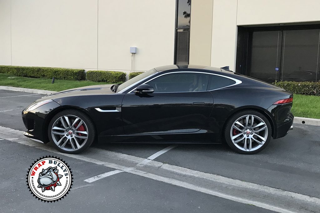 Jaguar vehicle wrap project